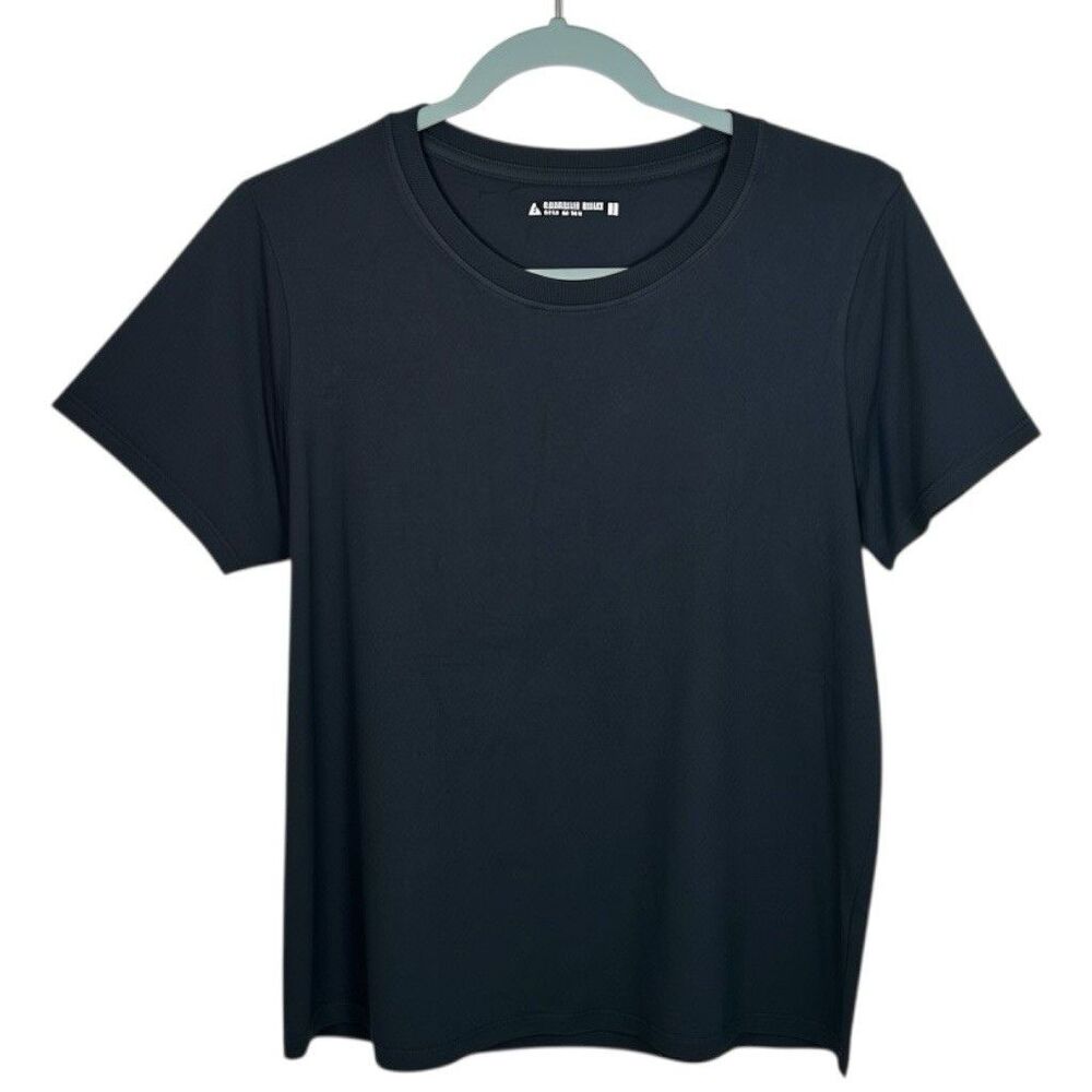 American Giant T-Shirt Womens M Gray Short Sleeve Classic Cotton Crew Tee NEW